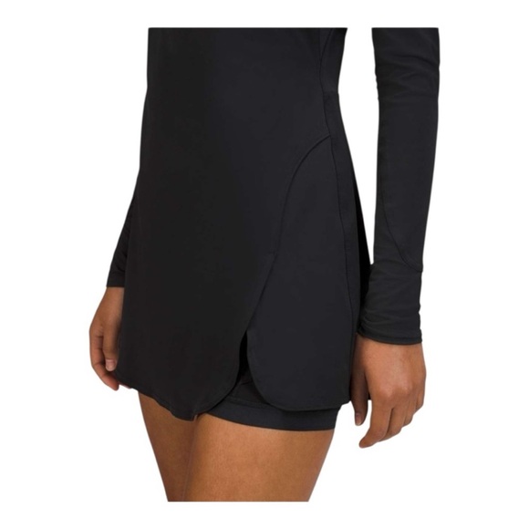 NWT Lululemon Nulux Long Sleeve Tennis Dress Dark Green Size 8 - Picture 13 of 13